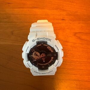 G-Shock Dual-Tone White and Black Watch